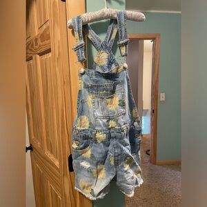 Jordache girls 7/8 Daisy denim shorts jumper